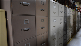 Assortment Of Filing Cabinets and Related Accessories