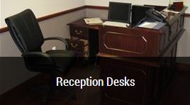 reception desks in Houston, TX by Corporate Liquidators